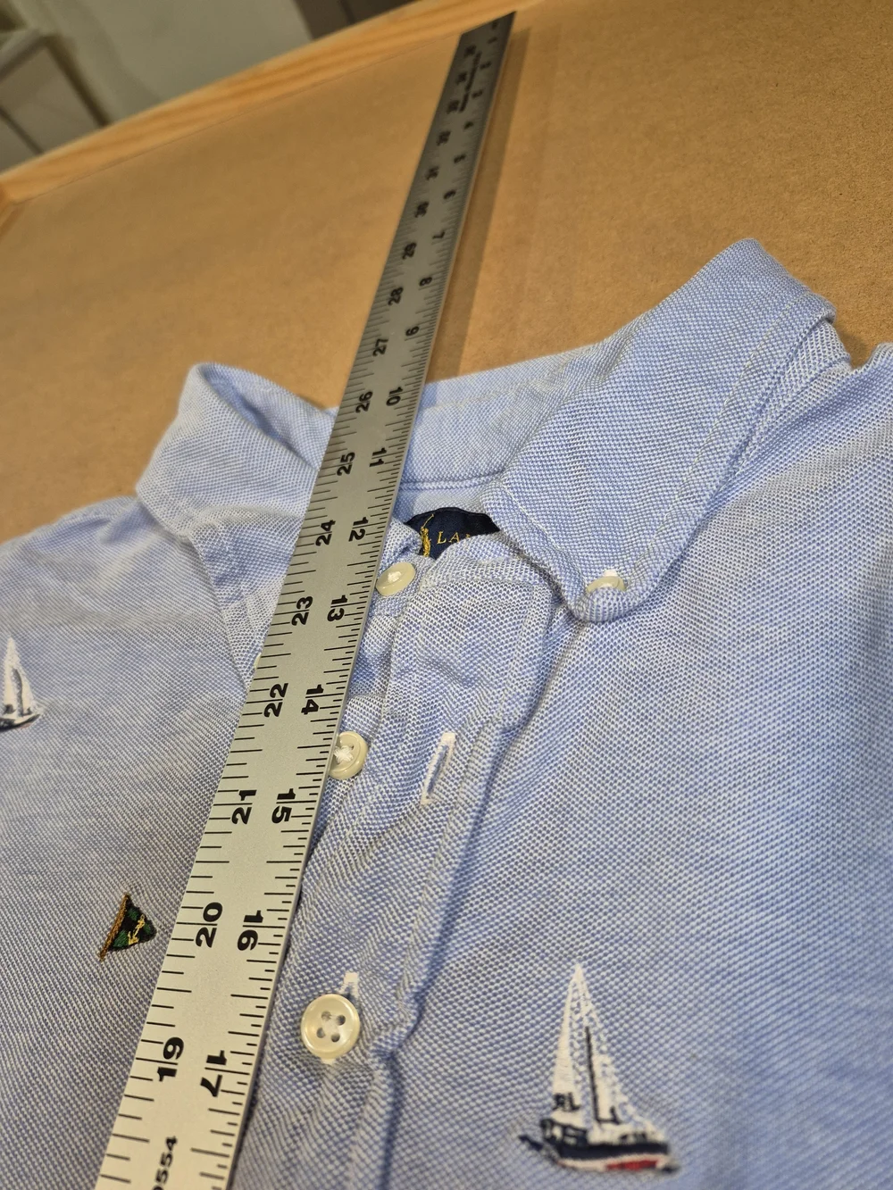 Polo by Ralph Lauren Light Blue Embroidered Sailboat Polo